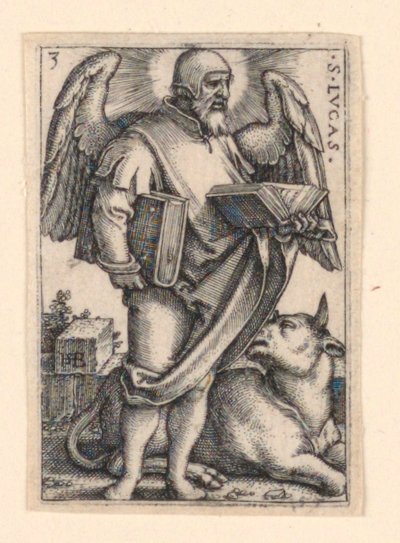 San Luca, da I Quattro Evangelisti da Hans Sebald Beham