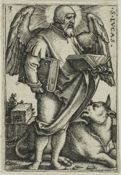 San Luca, da I quattro evangelisti da Hans Sebald Beham
