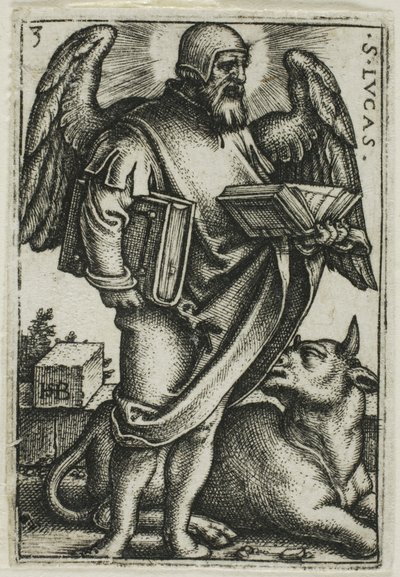 San Luca, da I quattro evangelisti da Hans Sebald Beham