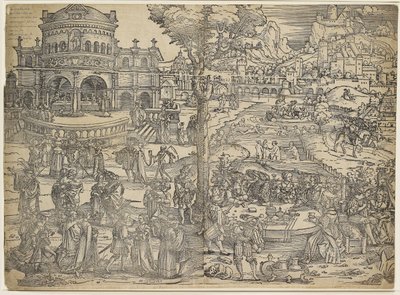 La Festa di Erode da Hans Sebald Beham