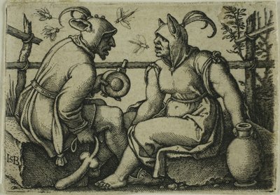 Il folle e la donna folle da Hans Sebald Beham
