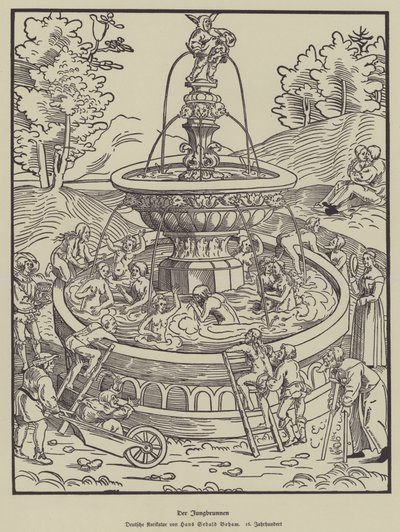 La fontana della giovinezza, XVI secolo da Hans Sebald Beham