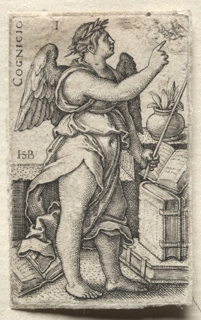 La conoscenza di Dio e le sette virtù cardinali da Hans Sebald Beham