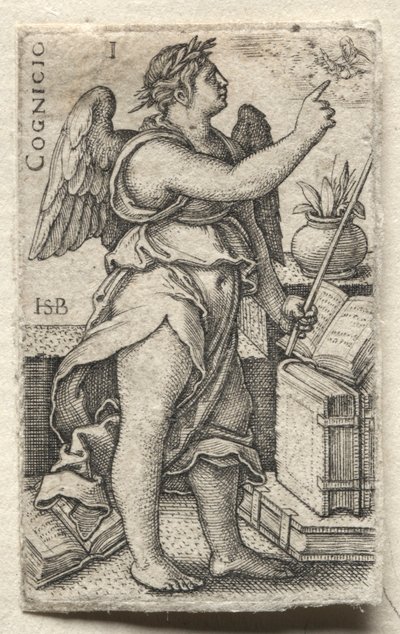 La conoscenza di Dio e le sette virtù cardinali: Conoscenza di Dio - Cognicio da Hans Sebald Beham