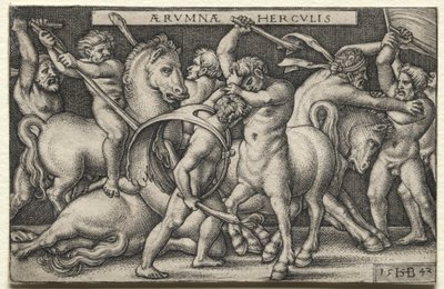 Ercole che sconfigge i Centauri da Hans Sebald Beham