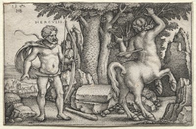 Ercole e Nesso, 1542. da Hans Sebald Beham