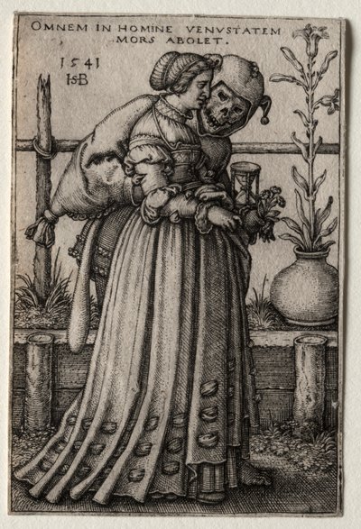 La Signora della Morte che si maschera da sciocca, 1541 da Hans Sebald Beham