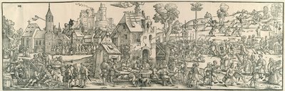 La Grande Fiera del Villaggio da Hans Sebald Beham
