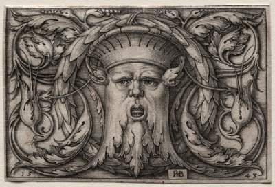 La maschera, 1543 da Hans Sebald Beham