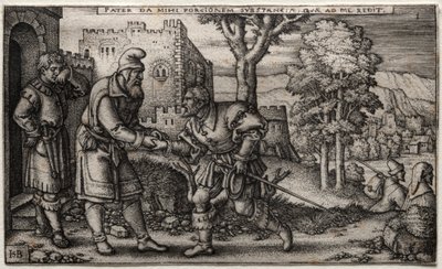 Il figliol prodigo da Hans Sebald Beham