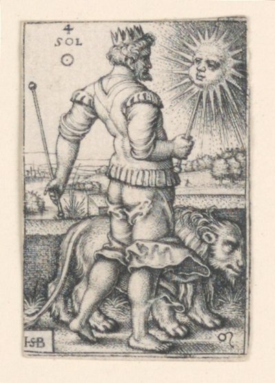 Il Sole, da I sette pianeti da Hans Sebald Beham