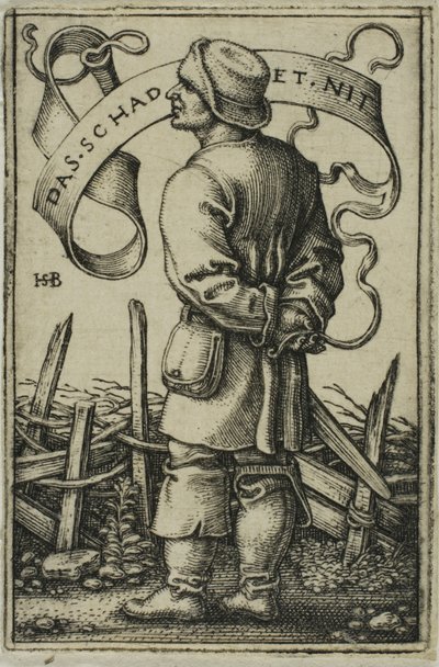 Il contadino meteorologo "Das Schadet Nit" da Hans Sebald Beham