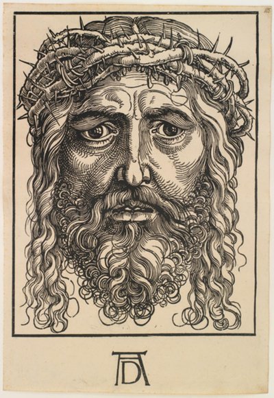 La testa di Cristo coronata di spine da Hans Sebald Beham