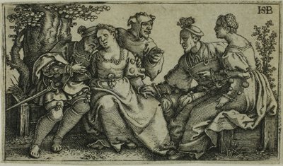 Due Coppie e il Buffone da Hans Sebald Beham