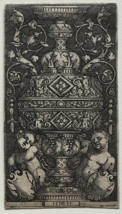 Vaso ornato di bambini da Hans Sebald Beham