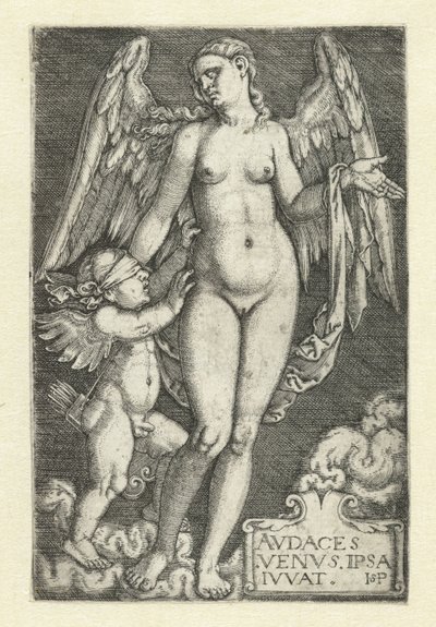 Venere e Cupido da Hans Sebald Beham