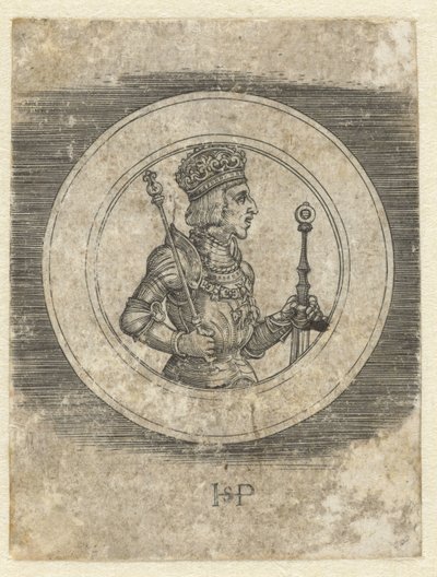 Fronte della medaglia con ritratto di Re Ferdinando I d