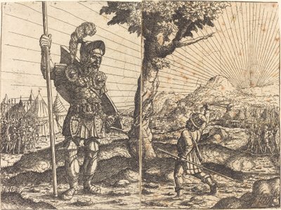 Davide e Golia da Hans Sebald Lautensack