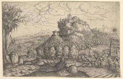 Paesaggio, 1553 da Hans Sebald Lautensack