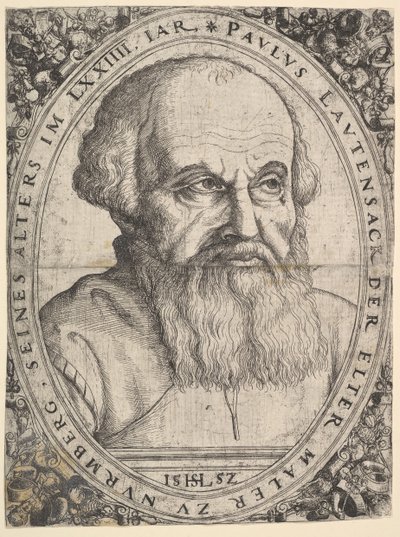 Ritratto di Paulus Lautensack il Vecchio da Hans Sebald Lautensack