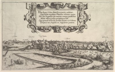 Veduta di Norimberga da ovest da Hans Sebald Lautensack