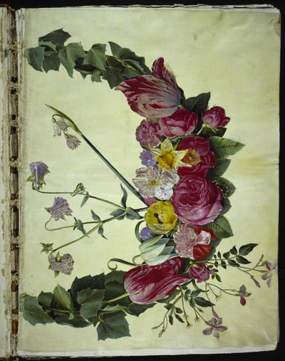 Ghirlanda di fiori da Hans Simon Holtzbecker