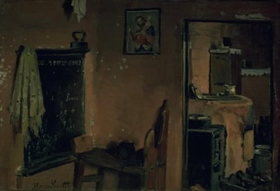 Interno di una casa contadina da Hans Smidth