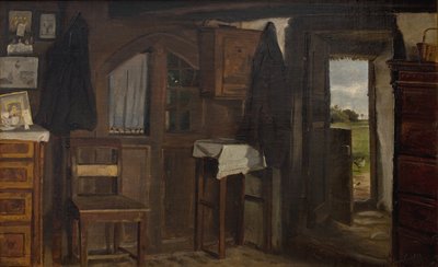 Interno di una casa contadina da Hans Smidth