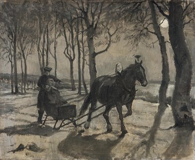La slitta a Fussingø da Hans Smidth