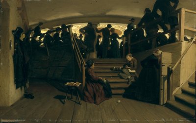 Nella Galleria del Teatro di Stato di Amburgo, c.1880 da Hans Speckter