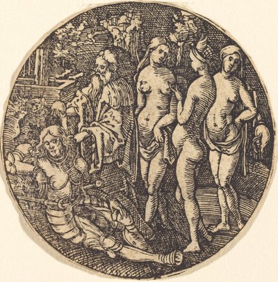 Il giudizio di Paride da Hans Springinklee