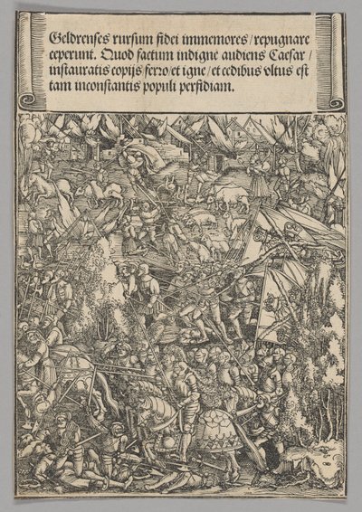 Seconda guerra con Guelders, tavola 19 da Scene storiche della vita dell