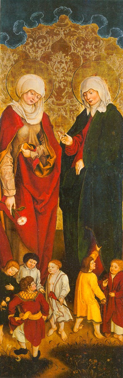 Tedesco: Maria Salome e Maria Cleophae Maria Salome e Maria Cleophae da Hans und Jakob Strüb