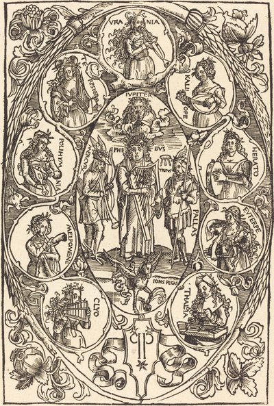 Apollo e le Muse da Hans Süss von Kulmbach