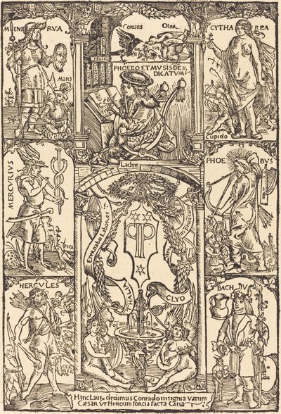Celti circondati da dei greci e romani da Hans Süss von Kulmbach