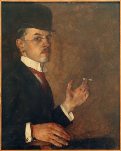 Autoritratto con sigaretta da Hans Sutter