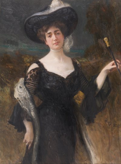 Ritratto di una signora da Hans Temple