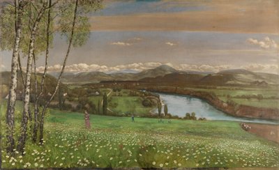 La valle del Reno nei pressi di Säckingen da Hans Thoma