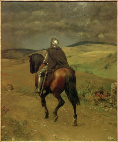 Cavalcata solitaria da Hans Thoma