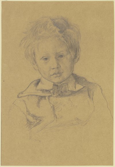 Ritratto infantile del figlio di Victor Müller da Hans Thoma