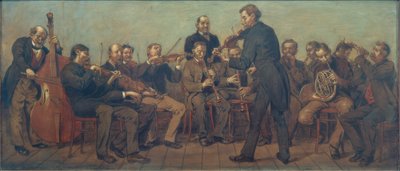 Banda musicale rurale da Hans Thoma