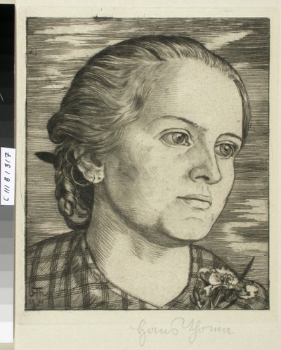 Ritratto di donna da Hans Thoma