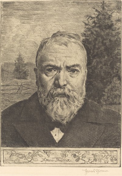 Autoritratto II da Hans Thoma