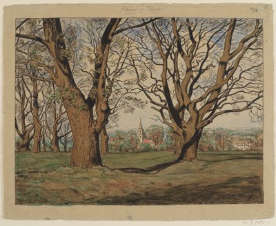 Paesaggio del Taunus nei pressi di Oberursel da Hans Thoma