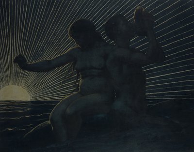 Coppia di tritoni, 1892 da Hans Thoma