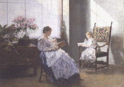 La signora Masarai e sua figlia da Hans Tichy