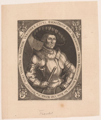 Ritratto di Christoph I Kreß von Kressenstein da Hans Troschel
