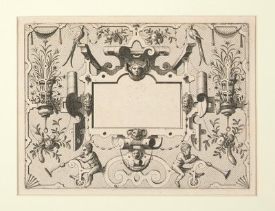 16 disegni di cartigli ornamentali da Hans Vredeman de Vries