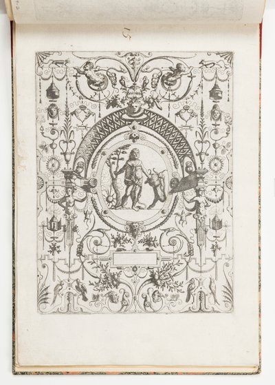 Tavola 15, da Grotteßco in diverßche manieren (Vari grotteschi) da Hans Vredeman de Vries