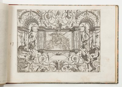 Tavola 17, da Grotteßco in diverßche manieren (Vari grotteschi) da Hans Vredeman de Vries